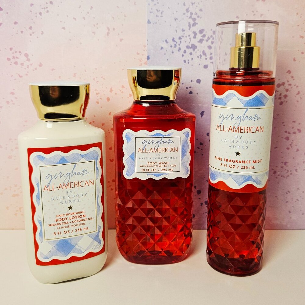 Bath and Body Works Gingham All-American Body Care
